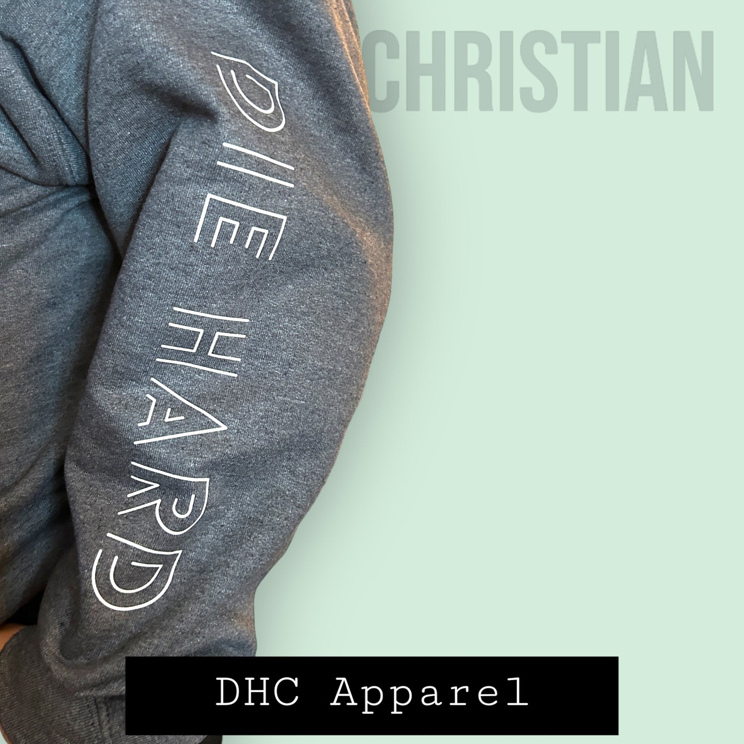 Die Hard Christian Gray Hoodie